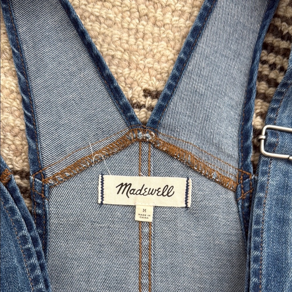 Madewell Denim Stretch Overalls - Picture 5 of 9